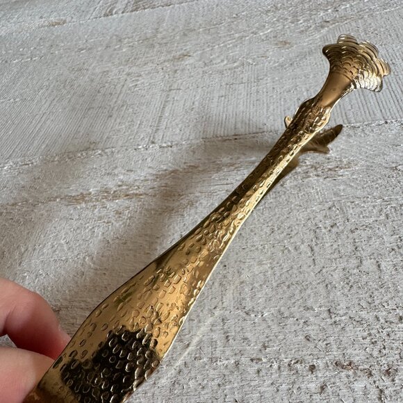 Vintage Hammered Claw Tongs - Ice or Sugar Cube Grabbers - Picture 6 of 13